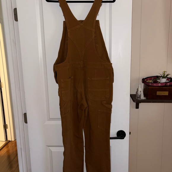 CARHARTT WOMEN'S RUGGED FLEX®
RELAXED FIT TWILL BIB OVERALL - Picture 4 of 9